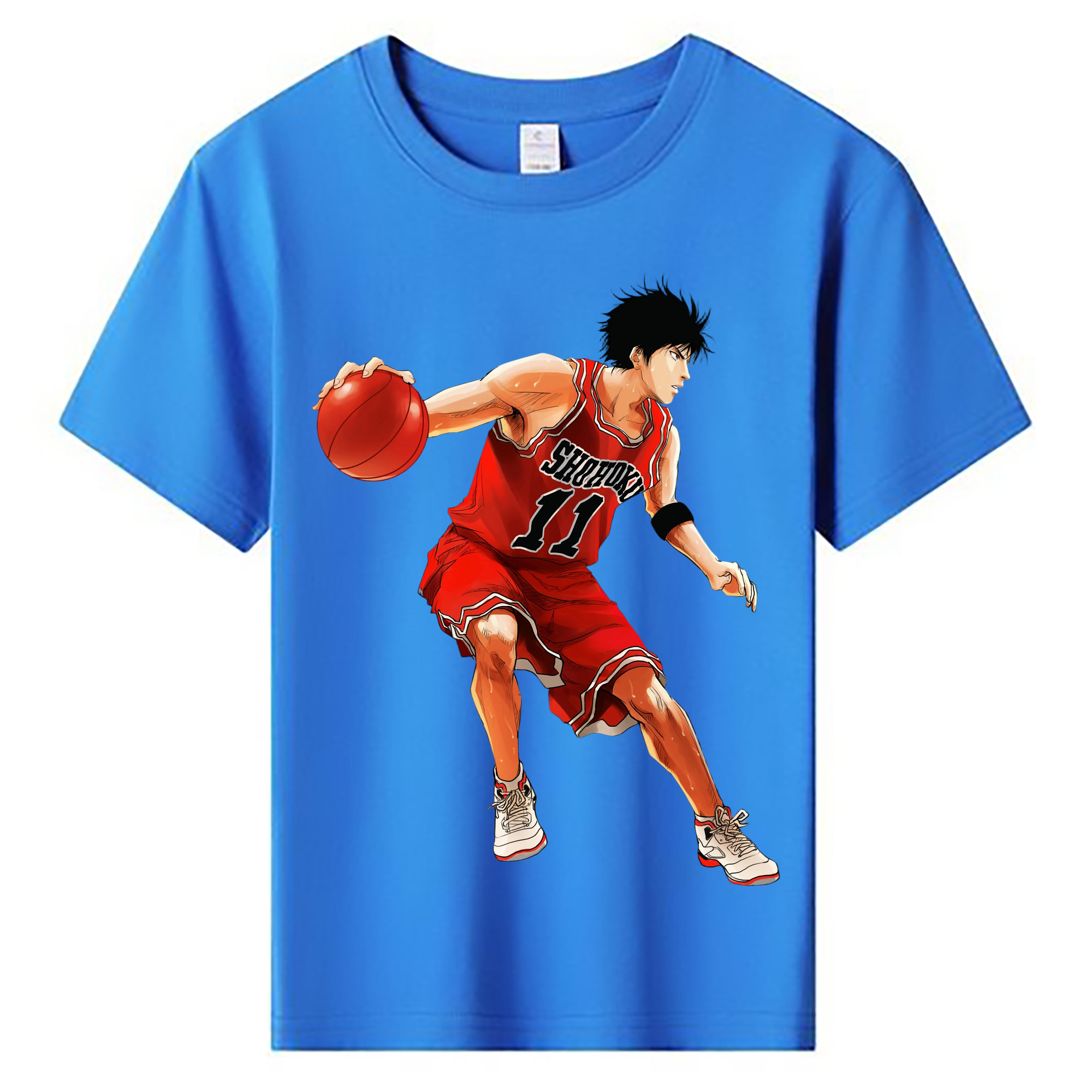 （画像用） SLAM DUNK／スラムダンク 綿100％キッズTシャツ（フロントプリント）